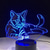 cheap 3D Night Lights-USB 3D LED Night Light, 7 Colors Changing Cat Illusion Lamp, Touch Control Night Light Perfect Decoration &amp; Gift for Cat Lovers