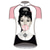 cheap Cycling Jerseys-21Grams® Women&#039;s Cycling Jersey with Shorts Short Sleeve Mountain Bike MTB Graphic Audrey Hepburn Design Clothing Suit Black White Breathable Anatomic Design Quick Dry Sports Clothing Apparel Cycling
