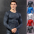 cheap Running Tops-Men&#039;s Long Sleeve Compression Shirt Tee Tshirt Sweatshirt Base Layer Top Athletic Quick Dry Breathability Lightweight Fitness Gym Workout Running Jogging Sportswear Snakeskin White Gray Red Blue
