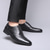 billige Brogue-sko-brune oxford-kjolesko for menn – klassiske brogue-sko i kunstskinn med snøring til forretninger, bryllup og formelle anledninger