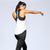 abordables Tops de yoga-Mujer Top de yoga T Atrás Blanco Negro Malla Yoga Aptitud física Entrenamiento de gimnasio Chalecos Deporte Ropa de Deporte Estiramiento de 4 maneras Transpirable Secado rápido Alta elasticidad Corte