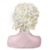 cheap Synthetic Trendy Wigs-Blonde Wigs for Women Cosplay Wig Curly Marie Antoinette Layered Haircut Wig Medium Length Platinum Blonde Synthetic Hair 14 Inch Women Halloween Wig With 2pcs Earrings Pearl Necklace Choker