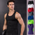 cheap Running Tops-Men&#039;s Running Shirt Gym Tank Top Sleeveless Base Layer Top Athletic Winter Anatomic Design Quick Dry Stretchy Gym Workout Exercise &amp; Fitness Racing Sportswear Activewear Solid Colored Black White