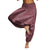 billige Yoga bukser og blomstrere-kvinners haremsbukser smocked midje yoga stil høy midje raskt tørr fitness treningsstudio trening dans bloomers bohem hippie boho lilla mørk rød kaffe vintersport aktive klær høy elastisitet løs
