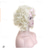 cheap Synthetic Trendy Wigs-Blonde Wigs for Women Cosplay Wig Curly Marie Antoinette Layered Haircut Wig Medium Length Platinum Blonde Synthetic Hair 14 Inch Women Halloween Wig With 2pcs Earrings Pearl Necklace Choker