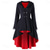 abordables Hauts-Rétro Vintage Punk &amp; Gothique Médiéval Manteau Trench-coat Vêtements d&#039;extérieur Médecin de la peste Grande Taille Couleur Unie Femmes Halloween Carnaval Mascarade Soirée Halloween Adulte Manteau