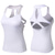 cheap Yoga Tops-Women&#039;s Yoga Top Cut Out Solid Color White Black Mesh Fitness Gym Workout Pilates Tank Top Sleeveless Sport Activewear 4 Way Stretch Breathable Quick Dry High Elasticity Slim / Moisture Wicking