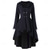 abordables Hauts-Rétro Vintage Punk &amp; Gothique Médiéval Manteau Trench-coat Vêtements d&#039;extérieur Médecin de la peste Grande Taille Couleur Unie Femmes Halloween Carnaval Mascarade Soirée Halloween Adulte Manteau