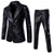 cheap Outfits-Disco 1980s Pants Suits &amp; Blazers Lapel Collar Blazer Shiny Metallic Solid Color Turndown Men&#039;s Carnival Costume Christmas Halloween Carnival Party Club Pride Parade Adults&#039; Tuxedo Spring Fall