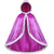 cheap Movie &amp; TV Theme Costumes-Princess Fairytale Elsa Cloak Girls&#039; Movie Cosplay A-Line Slip Purple Yellow Fuchsia Dress Shawl Christmas Masquerade World Book Day Costumes