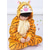 billige Dyrekostyme-Kigurumi-pysjamas Fancy kostyme Nattøj Dyremønster Tiger Tegneserie Varm Pyjamas Morsomt kostyme Barne Unisex Gutter og jenter Jul Halloween Karneval Fest Ytelse homewear Kle deg opp