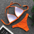 preiswerte Bikini-Sets-Damen Bademode Bikinis 2 Stück Badeanzug mit Schnürung Volltonfarbe Weiß Schwarz Fuchsie Orange Rote Halfter Badeanzüge neu Urlaub Sexy / Sport / Gepolsterte BHs