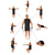 billiga Yoga-Set med resistansband Motståndsband för träning 11 pcs 5 stapelbara träningsband Dörrankare Ben Ankelrem sporter TPE Hem träning Pilates Crossfit Kraftig karbinhake Styrketräning Kroppsviktsträning
