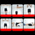 ieftine Yoga-Set de benzi de rezistență Benzi de Rezistenta 11 pcs 5 benzi de exerciții stivuibile Ancora de ancorare Picioare curele de glezne Sport TPE Acasă antrenament Pilates Crossfit Carabinieră grea