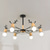 preiswerte Kronleuchter-80 cm Sputnik Design Kronleuchter Metall lackierte Oberflächen moderner nordischer Stil 220-240V