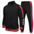 preiswerte Trainingsanzüge für Herren-Herren Sportbekleidungsset Einfarbig Grundlegend Kapuzenpullover Sweatshirts Schwarz Khaki