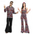 levne oblečení-Retro Hippie 70. léta Cosplay kostým Úbory Vole Hippie Disko Retro Hluboké V Maškarní kostým Pro páry Pánské Dámské předvečer Všech svatých Karneval Plesová maškaráda Pride Parade Měsíc hrdosti