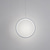 halpa Sormus &amp; Pyöreä Suunnittelu-2kpl 20cm led-riippuvalaisin ympyrä design sängyn valo alumiini maalatut viimeistelyt mustavalkoinen runko makuuhuoneen sisäänkäyntiin ruokailuhuone moderni 110-120v 220-240v 10w