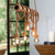 voordelige Clusterontwerp-6-lichts hanglamp 80cm led cluster design hout / bamboe landelijke eetkamer ketting / snoer verstelbaar 110-120v 220-240v