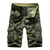 cheap Cargo Shorts-Men&#039;s Hiking Cargo Shorts Hiking Shorts Military Camo Outdoor Standard Fit 10&quot; Multi-Pockets Breathable Quick Dry Sweat wicking Shorts Bottoms Knee Length Jungle camouflage Black Work Camping