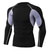 cheap Running Tops-Men&#039;s Compression Shirt Running Shirt Long Sleeve Top Athletic Winter Breathable Moisture Wicking Soft Running Active Training Jogging Sportswear Activewear Color Block Black White Red