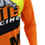 abordables Maillots de ciclismo-21Grams® Maillot de Ciclismo Jersey de descenso Jersey de bicicleta de tierra Hombre Manga Larga MTB Bicicleta Montaña Ciclismo Carretera Novedad Vaca Animal Maillot Camiseta Negro / naranja