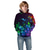 お買い得  男の子の3Dビジョンと幾何学-子供 男の子 フーディーズ＆スウェットシャツ Pullover 長袖 ブラック 3Dプリント 虹色 グラフィック 3D印刷 カラーブロック ポケット付き 活発的 ベーシック 4〜12年