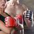 baratos Luvas de Boxe-Luvas de Box Para Artes marciais Muay Thai MMA Kickboxing Dedo Total Durável Absorção de impacto Respirável Resistente ao Choque Adulto Homens Mulheres - Preto Vermelho Azul