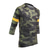 cheap Cycling Jerseys-21Grams Men&#039;s Cycling Jersey Downhill Jersey Dirt Bike Jersey Long Sleeve Mountain Bike MTB Road Bike Cycling Camo / Camouflage Jersey Top Yellow Red Spandex UV Resistant Breathable Quick Dry Sports