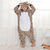 cheap Kigurumi Pajamas-Kid&#039;s Leopard Onesie Costume Bear Onesie Pajamas Kigurumi Pajamas For Boys and Girls Carnival Cartoon