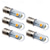 halpa LED-maissilamput-5kpl 0.5 W LED-maissilamput 15 lm E14 T 3 LED-helmet SMD 5050 Koristeltu Lämmin valkoinen Valkoinen 90-240 V / CE