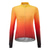 cheap Cycling Jerseys-OUKU Women&#039;s Cycling Jersey Long Sleeve Mountain Bike MTB Road Bike Cycling Graphic Gradient Jersey Top Blue Orange Spandex UV Resistant Breathable Back Pocket Sports Clothing Apparel