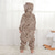 cheap Kigurumi Pajamas-Kid&#039;s Leopard Onesie Costume Bear Onesie Pajamas Kigurumi Pajamas For Boys and Girls Carnival Cartoon
