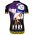 cheap Cycling Jerseys-21Grams® Men&#039;s Cycling Jersey Short Sleeve Mountain Bike MTB Road Bike Cycling Cartoon Graphic Jersey Shirt Purple UV Resistant Breathable Quick Dry Sports Clothing Apparel / Stretchy
