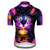 cheap Cycling Jerseys-21Grams® Men&#039;s Cycling Jersey Short Sleeve Mountain Bike MTB Road Bike Cycling Cat Graphic Gradient Jersey Shirt Black Red Cycling Breathable Ultraviolet Resistant Sports Clothing Apparel / Quick Dry