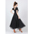 abordables Vêtements d'Entraînement-Danse de Salon Robe Paillettes Paillette Femme Utilisation Entraînement Manche Courte Taille moyenne Satin Fibre de Lait