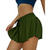 cheap Skorts-Women&#039;s 2 in 1 Athletic Skort Running Skirt Flowy Shorts Shirt Bottoms  Liner Elastic Waistband Cotton Yoga Fitness Gym Workout Running Comfy Quick Dry Breathable Plus Size Sport Solid Colored