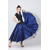 abordables Vêtements d'Entraînement-Danse de Salon Robe Paillettes Paillette Femme Utilisation Entraînement Manche Courte Taille moyenne Satin Fibre de Lait