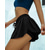 Недорогие Skorts-женская спортивная юбка 2 в 1, юбка для бега, плавные шорты, нижняя часть рубашки, подкладка, эластичный пояс, хлопок, йога, фитнес, тренажерный зал, тренировка, бег, удобная, быстрая сушка, дышащая, большие размеры, спорт, сплошной цвет