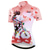 economico Maglie da donna-Per donna Maglia da Ciclismo A Motivi Motivo Floreale Fiore Manica Corta Bicicletta Maglia Top con 3 tasche posteriori Mountain Bike MTB Ciclismo su strada Asciugatura Rapida Tasca Posteriore