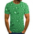 olcso Férfi 3D pólók-férfi póló kerek nyakú rövid ujjú zöld kék lila alkalmi napi nyomtatott felsők utcai viselet eltúlzott nyári grafikai pólók