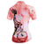 economico Maglie da donna-Per donna Maglia da Ciclismo A Motivi Motivo Floreale Fiore Manica Corta Bicicletta Maglia Top con 3 tasche posteriori Mountain Bike MTB Ciclismo su strada Asciugatura Rapida Tasca Posteriore