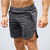 cheap Running Shorts-Men&#039;s Running Shorts Bermuda Shorts Athleisure Bottoms Split Drawstring Cotton Fitness Gym Workout Performance Running Training Breathable Quick Dry Soft Normal Sport Dark Grey White Black Grey