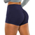 abordables Shorts de yoga-Mujer Pantalones cortos de yoga Scrunch Butt Bolsillos laterales Bermudas Control de barriga Levantamiento de tope Moda Azul Gris Borgoña Yoga Aptitud física Entrenamiento de gimnasio Verano Deportes