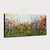 cheap Floral/Botanical Paintings-Mintura Hand Painted Flowers Landscape Oil Paintings on Canvas Modern Abstract Wall Picture Art Posters For Home Decoration Ready To Hang With Stretched Frame