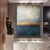 abordables Pinturas abstractas-Pintura al óleo pintada a colgar Pintada a mano Vertical Abstracto Paisaje Contemporáneo Moderno Sin marco interior  (sin marco)