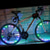abordables Eclairage de vélo-LED Eclairage de Velo Capots de feux clignotants Éclairage pour roues de vélo - VTT Vélo tout terrain Vélo Cyclisme Imperméable Portable Durable  Piles 400 lm Batterie Cyclisme - Acacia / IPX-4