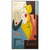 cheap People Paintings-100% Hand painted Pablo Picasso Style Oil Painting on Canvas Cuadros Posters Wall Picture for Living Room Decor Rolled Without Frame