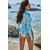cheap Diving Suits &amp; Rash Guards-Women&#039;s Rash Guard One Piece Swimsuit UV Sun Protection UPF50+ Quick Dry Long Sleeve Bodysuit Bathing Suit Front Zip High Neck Swimming Surfing Beach Water Sports Floral / Botanical Summer / Stretchy