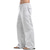 billige hørbukser-mænds yoga hørbukser brede ben elastiske talje træningsbukser hurtigtørrende fugttransporterende armygrøn kakigrå bomuld fitness plus size sport aktivt tøj strækbart, løse flere lommer